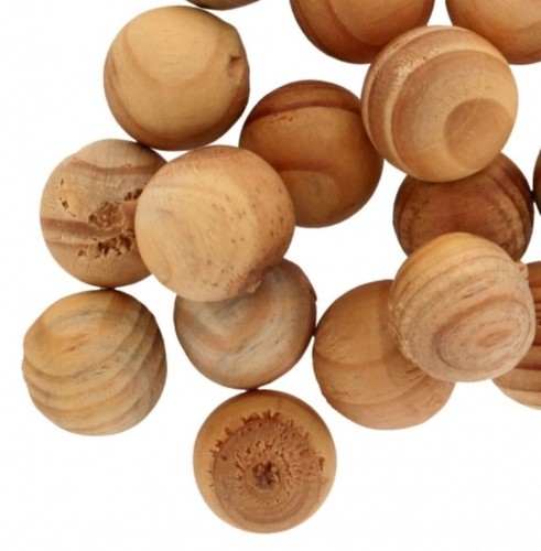 16pcs wood moth balls - moth, natural
