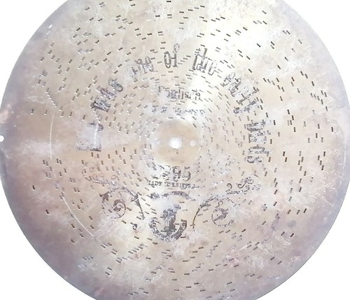 Antique disc music - music, box