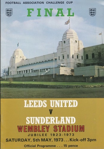 Cup final programme 1973 - cup,