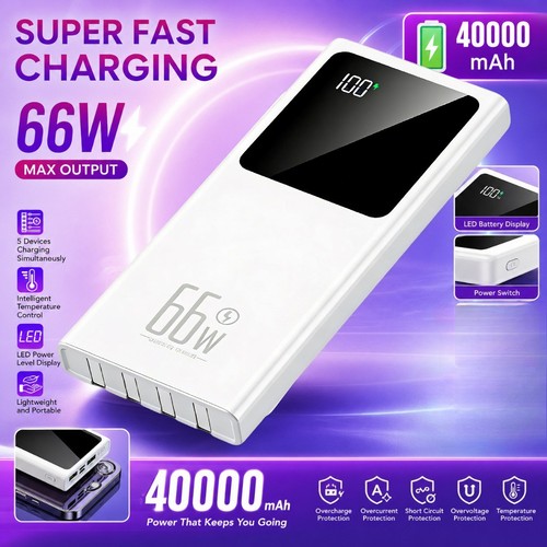 66w 40000mah power bank - 66w,
