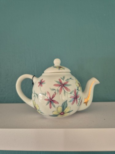Porcelain art miniature - porcelain, teapot