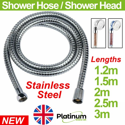 Stainless steel shower hose - steel,