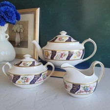 Spode Teapot Creamer Sugar