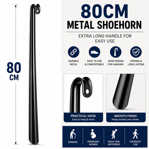 Ikea metal shoehorn - ikea, long