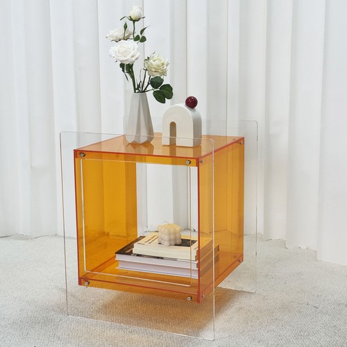 Clear plastic end - clear, table
