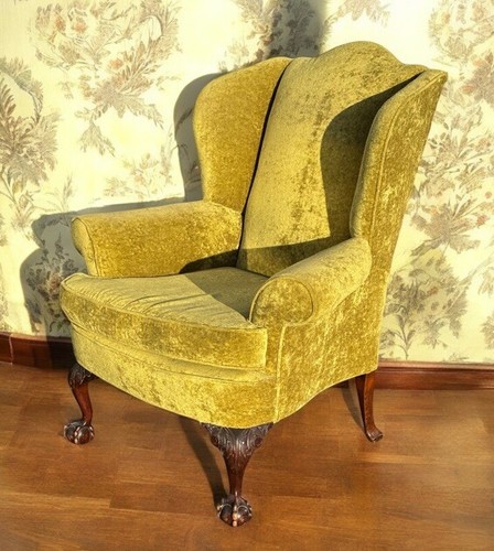 Antique library armchair - antique,
