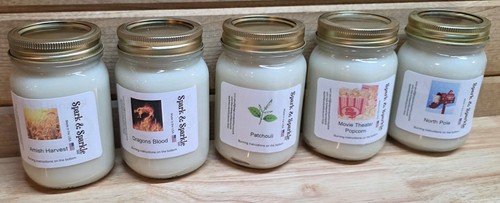 16oz jar candle - candle,, scented