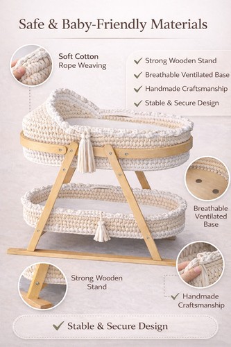 Baby moses basket with - baby,