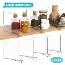 4x Clear Acrylic Shelf