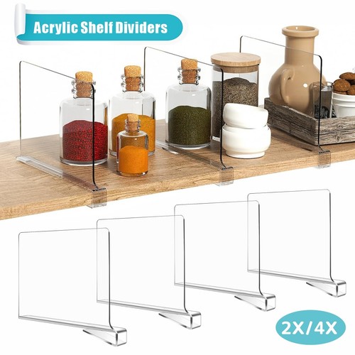 Clear shelf dividers - clear,