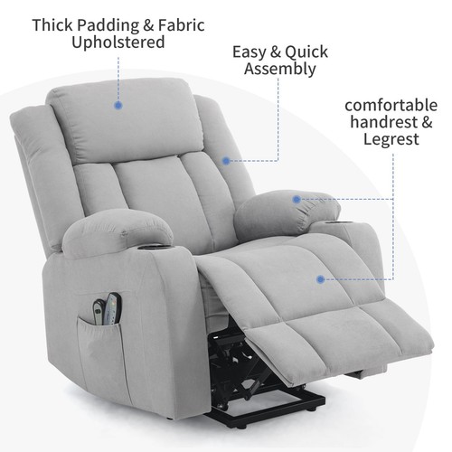 Electric rise recliner sofa - electric,