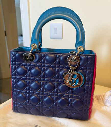 Lady dior tri - tri-colour, cannage
