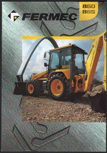 Fermec 860 and - 860, backhoe