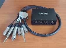 D'Addario XLR TRS Multicore