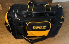 DeWalt 18" Tool Bag Hand Power Tool Bag Storage + Adjustable Shoulder Strap DIY