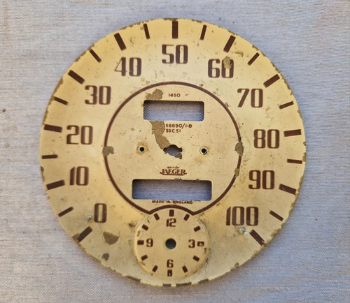 Jaeger speedometer dial - jaeger,