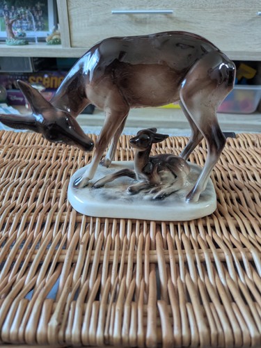 Beautiful vintage deer with - vintage,