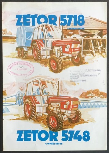 Zetor 5718 5748 tractor - zetor,