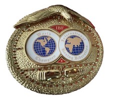 IBF World Boxing Champion Belt Adult Full Size 3D Design boxing Council I B F