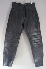 JTS BLACK LEATHER BIKER
