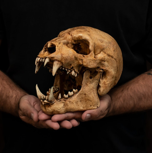 Werewolf skull replica - skull,