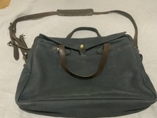 Filson Rugged Twill Original Briefcase Navy, Made in USA  Patina Look RRP £490