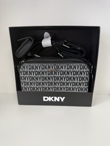 Dkny black grey logo - black,