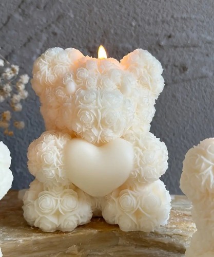 Silicone mold for candles - , and