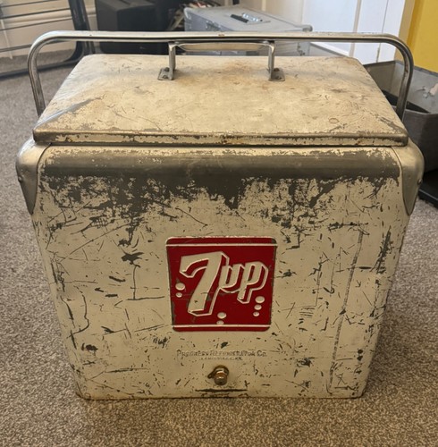 7up cool box progress - box, american
