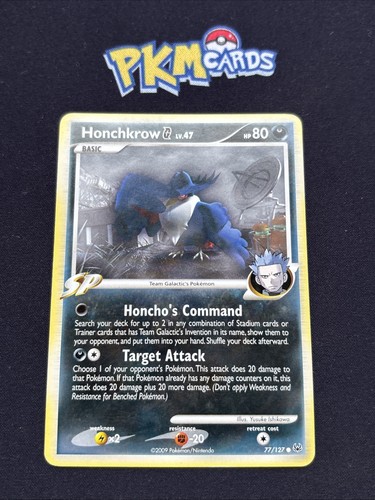 Pokemon tcg honchkrow - pokemon, g