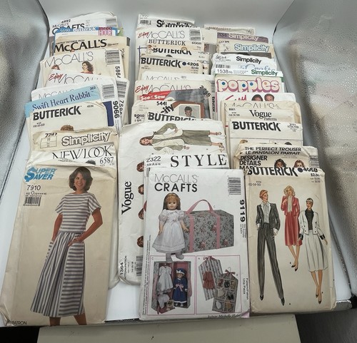 Uncut sewing patterns - sewing,