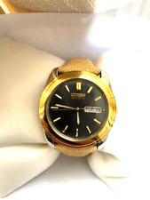 Citizen Mens Eco Driive 100 MTWR Day&Date Canvass Strap Watch E100-K003091