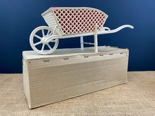 VINTAGE MID CENTURY DIALENE BETTER MAID PLASTIC WHEELBARROW PLANT POT PLANTER