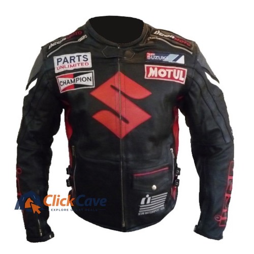 Black suzuki cowhide leather - suzuki,