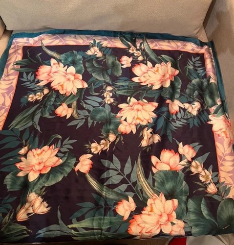 Large vintage silk - vintage, and