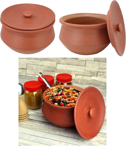 800ml clay ceramic handi - 800ml,