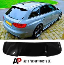 Audi A4 B8 Avant Estate 8K Rear Gloss Black Roof Spoiler Wing RS4 Look 08-16