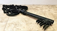 A Large Cast Iron Decorative