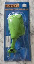 NOS KAWASAKI ZX600 750 EX500 EMGO LEFT HAND GREEN MIRROR 20-29695