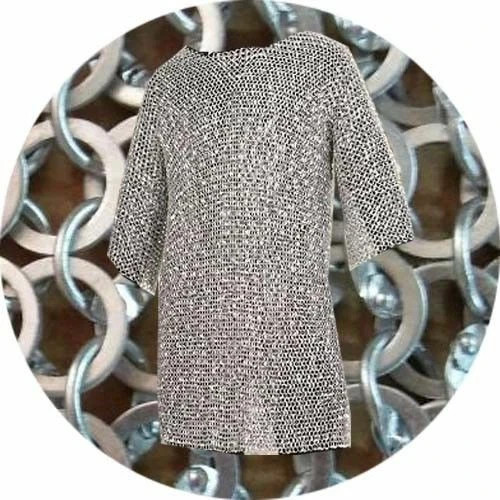 Medieval aluminium chainmail - aluminium,