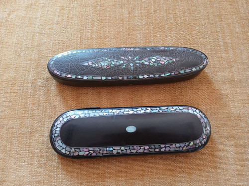 Glasses cases victorian - glasses, x