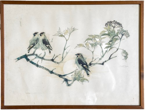 Mads stage framed watercolor - framed,