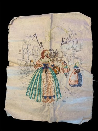 Vintage hand embroidered - vintage,