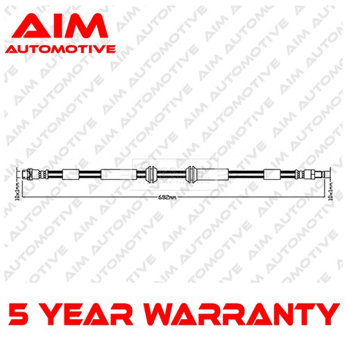Brake hose front - hose,