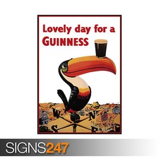 LOVELY DAY FOR A GUINNESS TOUCAN poster print picture art A0 A1 A2 A3 A4