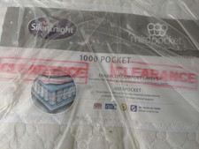 New NQP Kingsize Silentnight 1000 Pocket Mattress LOCAL DELIVERY ONLY
