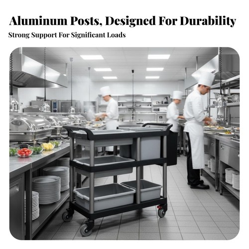 Tier food trolley - food, quiet