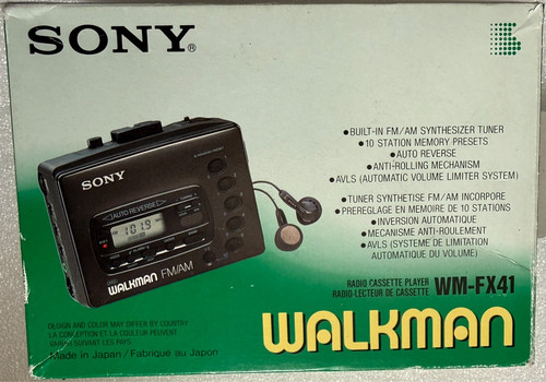 Sony fx41 walkman - walkman, cassette