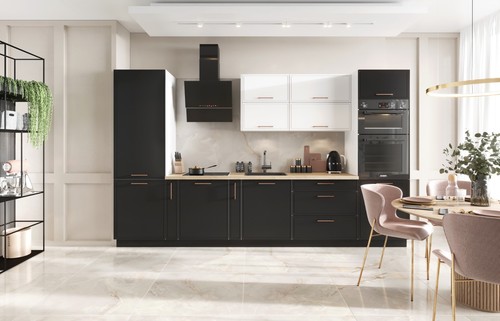 Kitchen unit fitted - ,