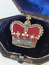 Vintage Royal Crown Pin Badge
